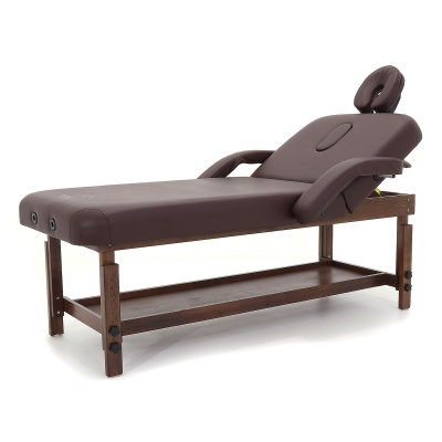 Стационарный массажный стол деревянный FIX-1A (МСТ-7Л) "Med-Mos" в магазине Склад Медтехники